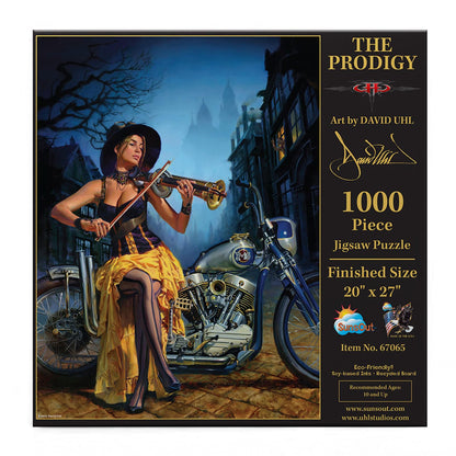 SUNSOUT INC - The Prodigy - 1000 pc Jigsaw Puzzle by Artist: David Uhl - Finished Size 20" x 27" - MPN# 67065