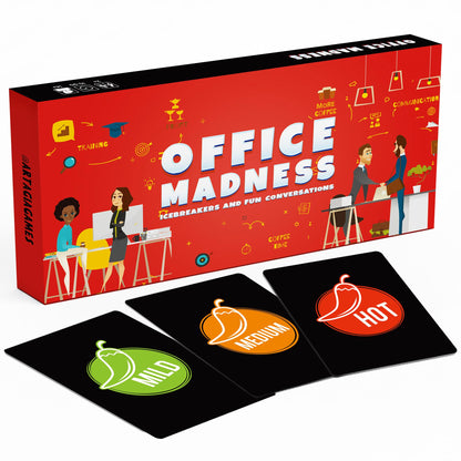 Team Building Card Game with 150 Icebreakers and Funny Questions | 3-in-1 Funny Office Game and Conversation Starter | Perfect for an Office Party or