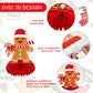 10 Pieces Christmas Gingerbread Man Party Ornaments Decorations Merry Xmas Gingerbread Man Snowflake Snowman Party Honeycomb Centerpieces Christmas