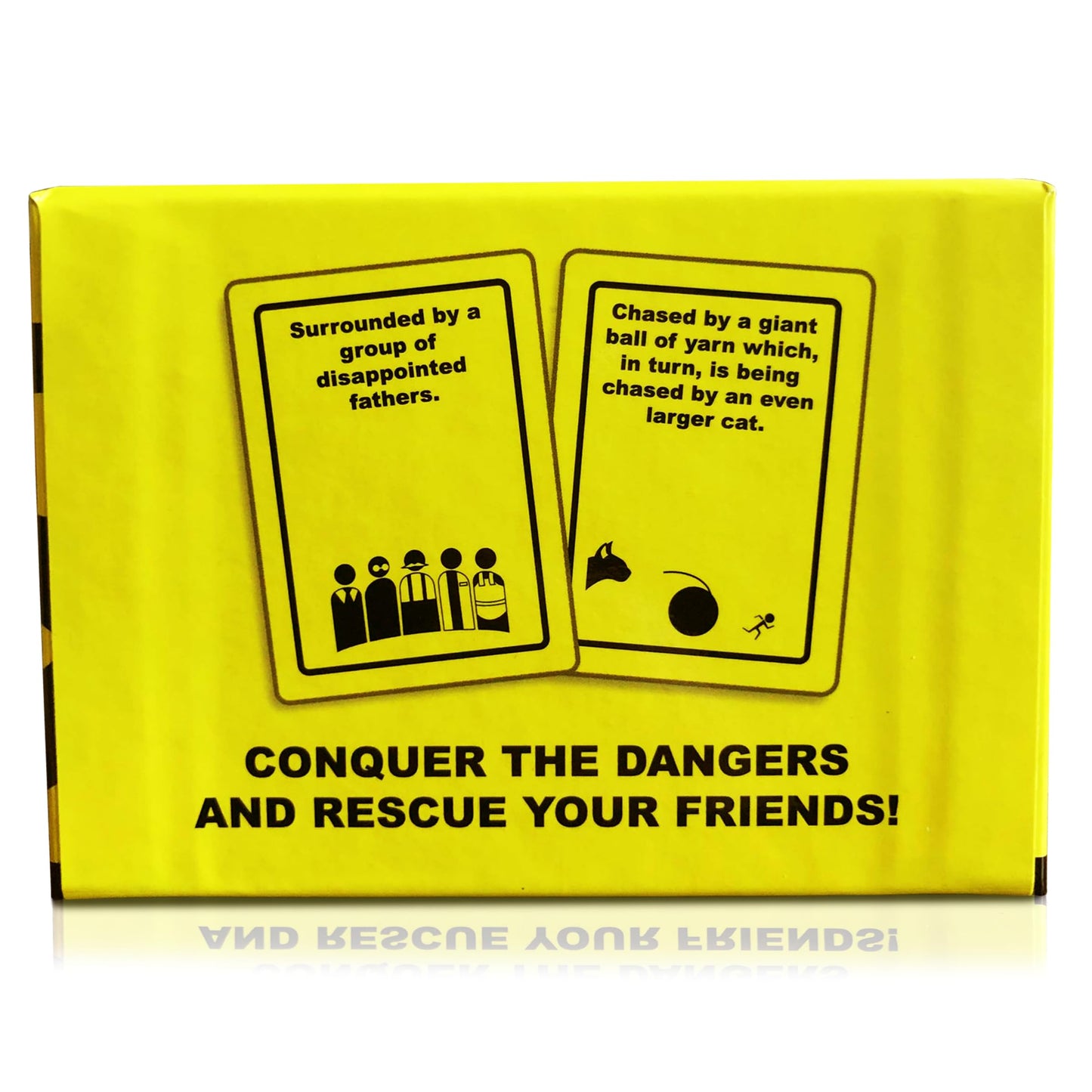ORIGAMI WHALE Danger The Game: The Card Game of Bizarre Dangers and Rescues - Family & Adult Game Night - Easy to Learn - Party Games - Family Board