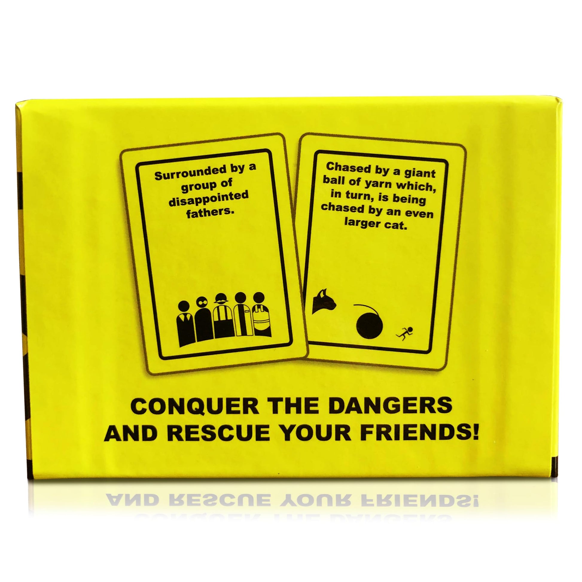 ORIGAMI WHALE Danger The Game: The Card Game of Bizarre Dangers and Rescues - Family & Adult Game Night - Easy to Learn - Party Games - Family Board