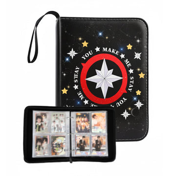 Stray Merch Card Binder for 400 Lomo Cards, Zip Card Album with Wrist Strap, Stray Photo Card Holder, Stray Gifts and Stray Merchandise