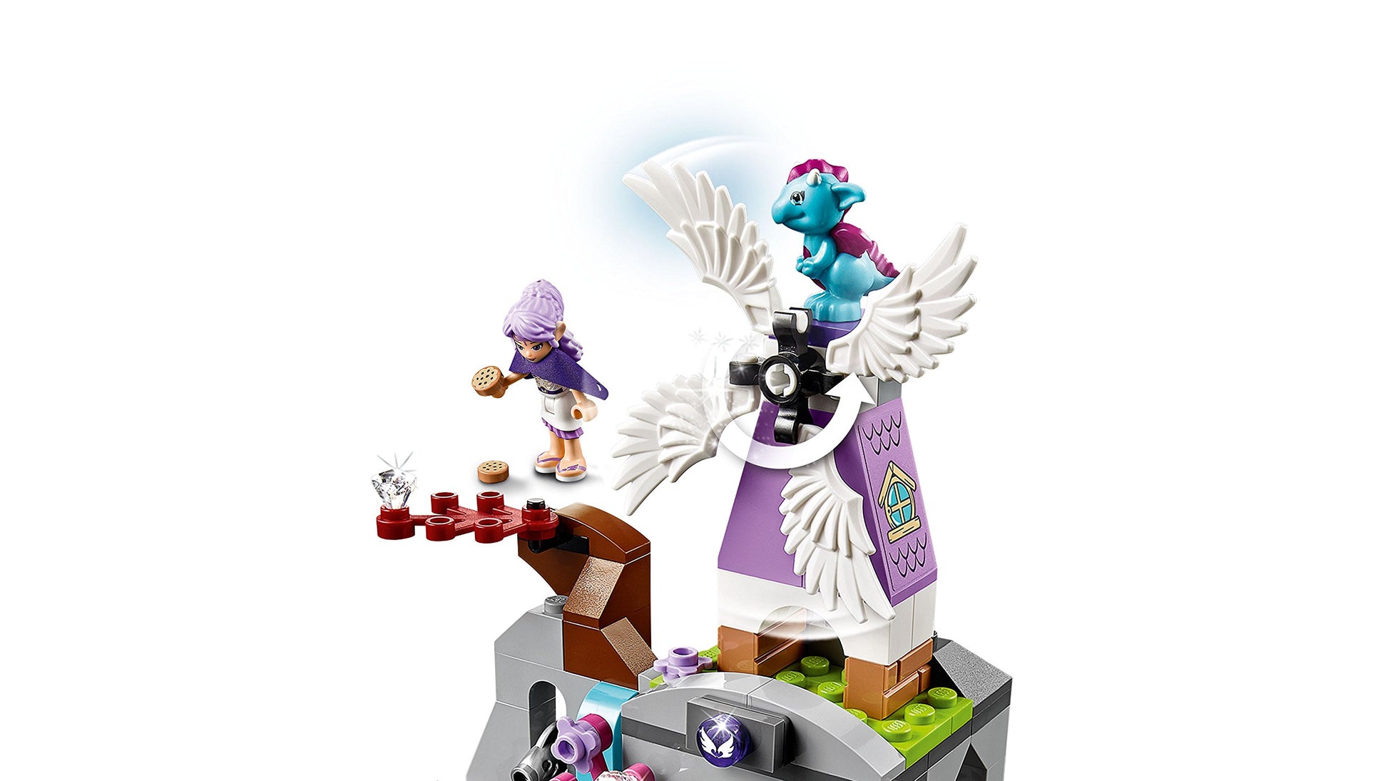 LEGO Elves 41077 Aira's Pegasus Sleigh Building Kit