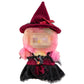 Halloween Costume Clothes for Labubu, 2-Piece Vampire Witch Outfit with Bat Wings. Red & Black Dress for Collectible Art Toy Figure. Deluxe Doll