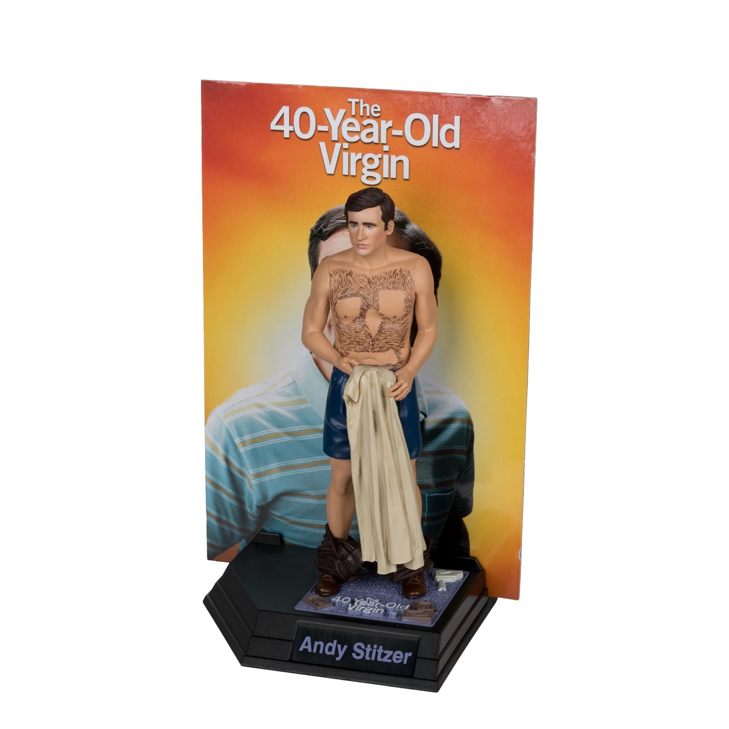 McFarlane Toys Movie Maniacs The 40 Year Old Virgin 6 Inch Static Figure Posed - Andy Stitzer Digital