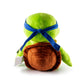 Weighted Nickelodeon Teenage Mutant Ninja Turtles Leonardo Plush Pillow Buddy - Super Soft Turtle Tots Character Pillow - Polyester Microfiber, 17