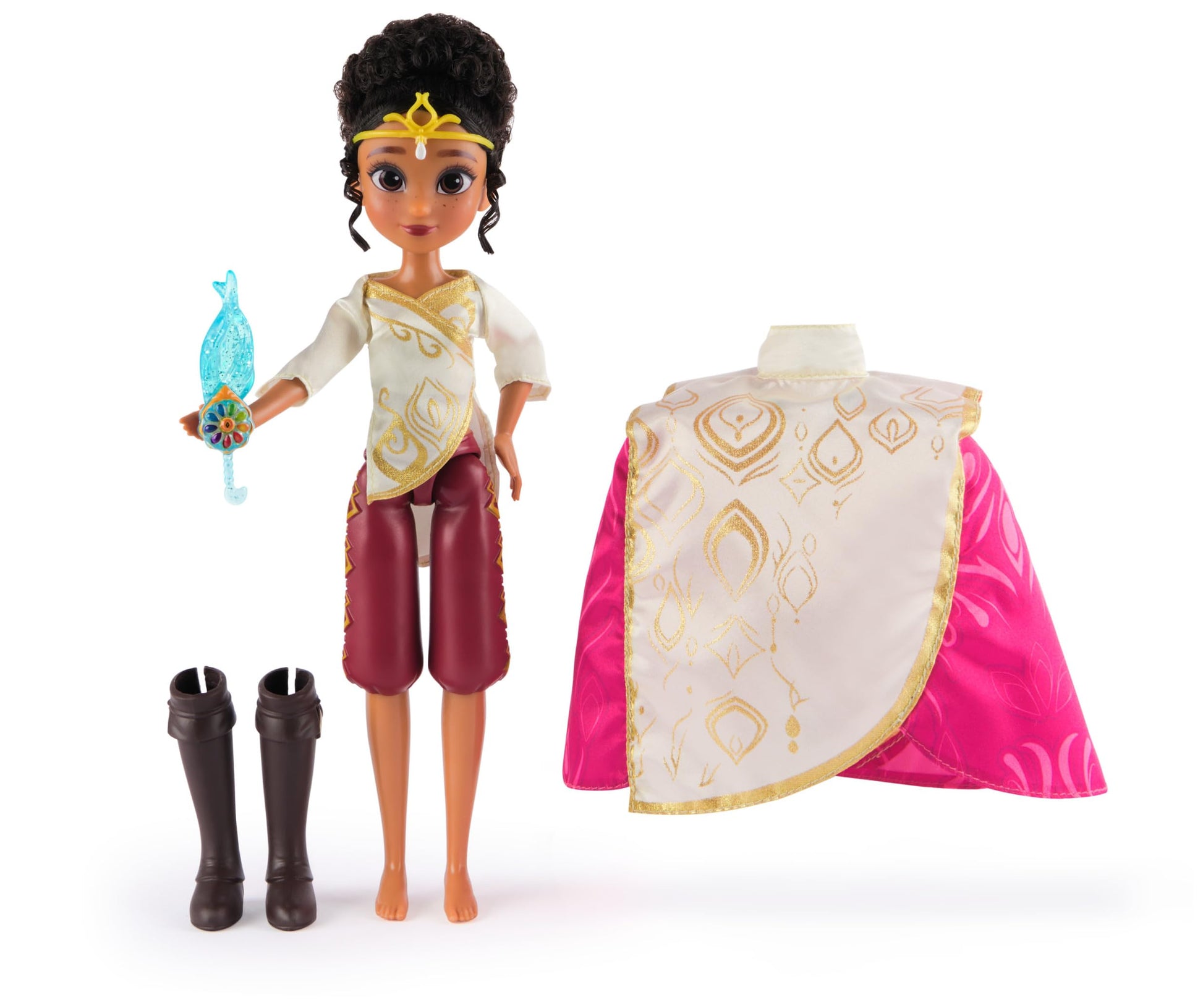 Spellbound, Singing Ellian 9.5-inch Doll with 3 Songs, Sounds & Lights, 3 Doll Accessories, from the Netflix Movie, Kids Toys for Girls & Boys Ages 6+