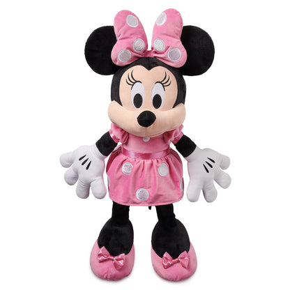 Disney Store Official Minnie Mouse Plush - Pink Dress - Large 21¼ Inches - Disney Stuffed Animals - Soft & Cuddly Toy - Plushies for Kids & Fans
