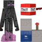 Mattel Minecraft Toys, Enderman Action Figure with Accessory & Redstone Building Piece, 3.25-inch Scale Collectible Set Inspired by Video Game