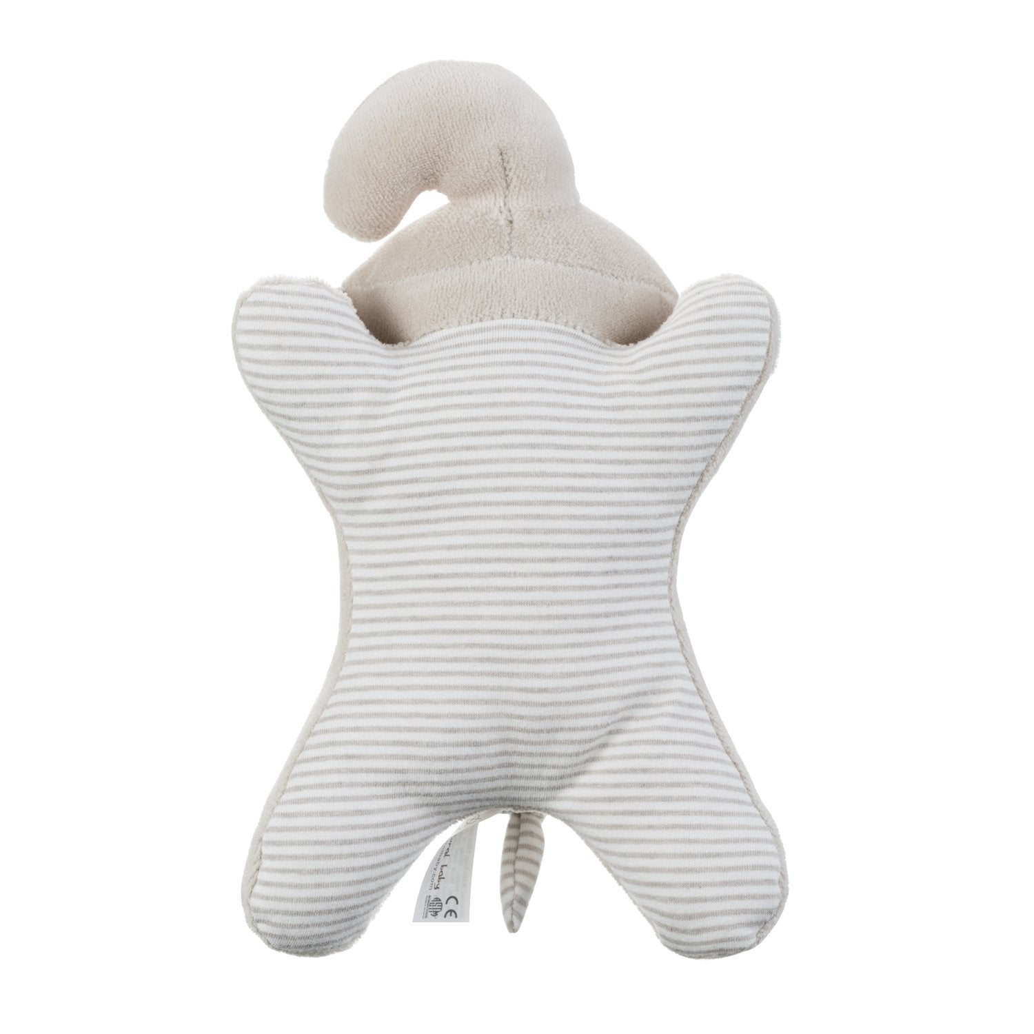 Be natural baby Organic Cotton Stuffed Elephant | 9.4 Inches Plush Toy Birthday Gift for Kid Boys Girls | Luxury Soft, Breathable