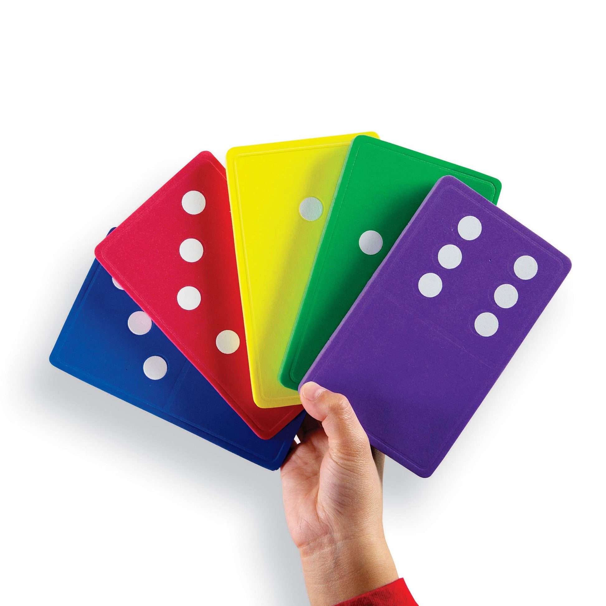 Learning Resources Jumbo Foam Dominoes - Board Games, Math Manipulatives , Counting and Problem Solving, Patterning Skills, Gifts for Boys and Girls