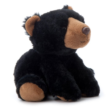 The Petting Zoo Bear Stuffed Animal, Gifts for Kids, Wild Onez Zoo Animals, Black Bear Plush Toy 9 inches