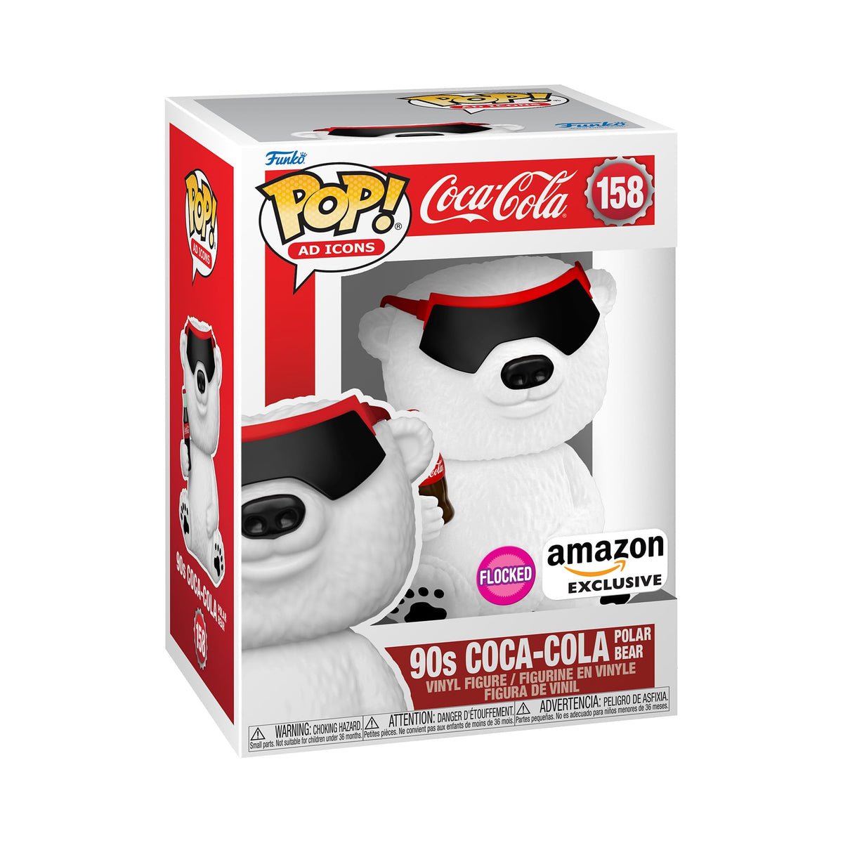 Funko Pop! Ad Icons: 90's Coca-Cola Polar Bear Flocked