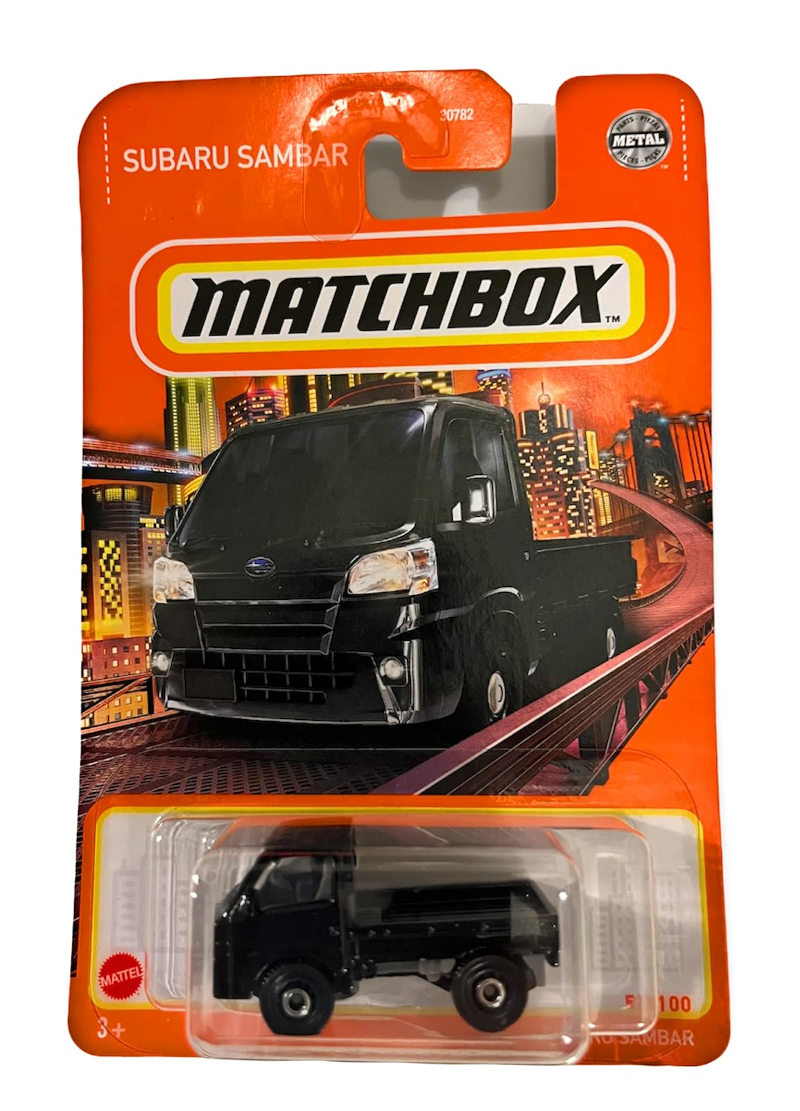 Matchbox Power Grabs Black Subaru Sambar 57/100
