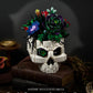 Succulent Skull Planter Flowers Building Set, Botanical Skeleton Pot Collection Building Kit, Horror Plants Home Office Table Decoration Blocks Toys
