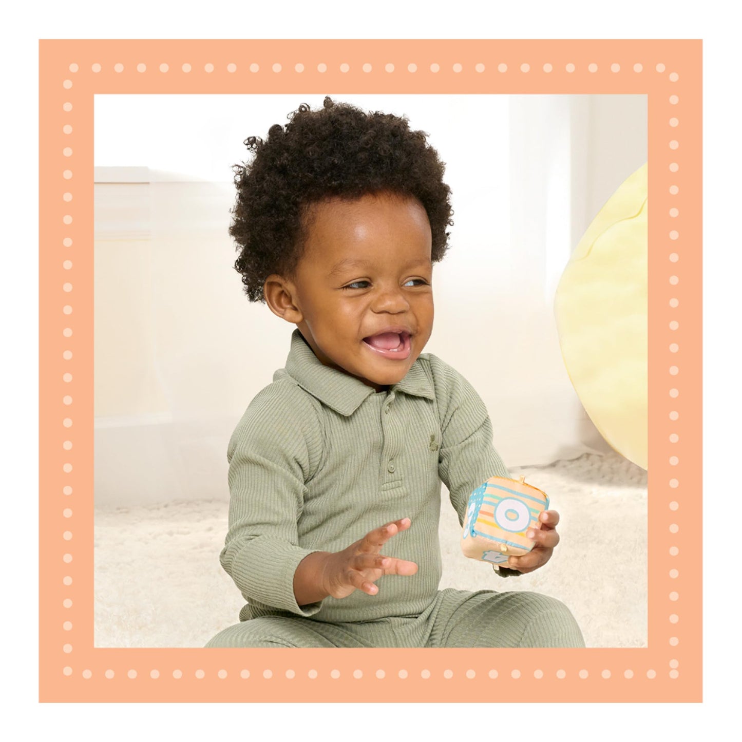 Disney Baby My First Year Mickey Mouse and Milestone Blocks, 11-inch Plush Toy, 4-pieces, Kids Toys for Ages 0+ by Just Play