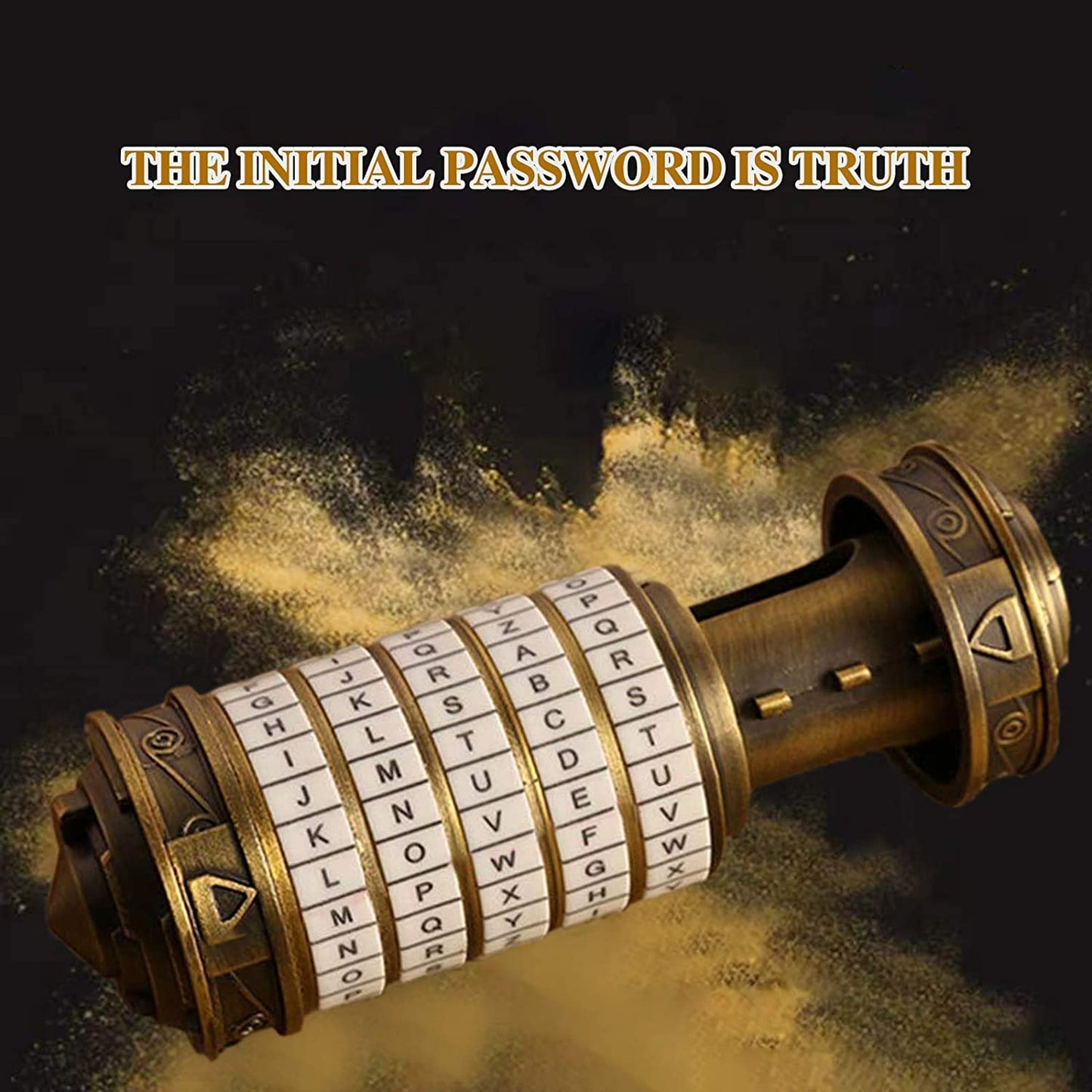 WHRMQ The Mini Da Vinci Code Cryptex Lock,Revomaze,Toy Interesting Gifts for Her or Him to All Festivals Occasions Such as Birthday or The Other