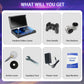 2026 Upgraded Portable Arcade Machine Pandora Box - 2D3D Retro Gaming Console, 8000mAh Battery, Includes Extra Gamepad, Plug & Play Console with