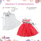 Emily Rose 18 Inch Doll Clothes 6-PC Pageant Dress & 18" Doll Accessories Bundle with Sashes & Crowns | Toy Gift Set for 5+ Little Girls Set | USA