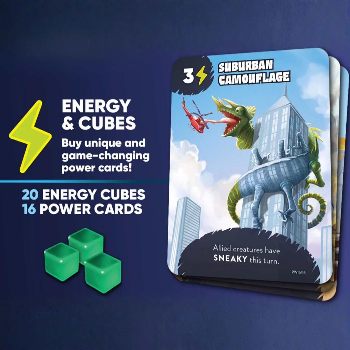 Mindbug: King of Tokyo Card Game - Epic Crossover Battle of Kaijus & Monsters, Strategic Duel Game with Dice, Energy Cubes & Creature Cards for Kids