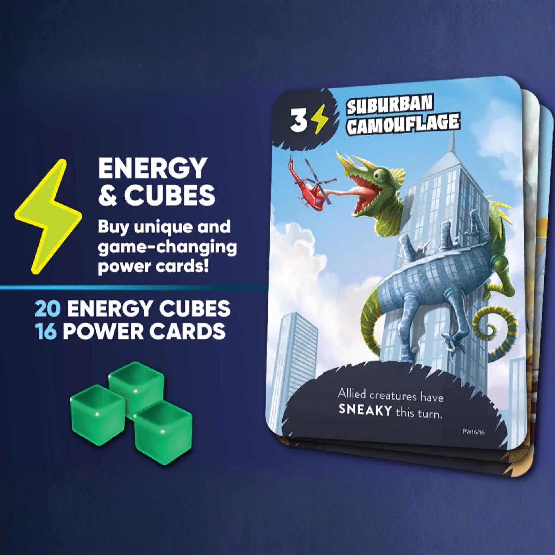 Mindbug: King of Tokyo Card Game - Epic Crossover Battle of Kaijus & Monsters, Strategic Duel Game with Dice, Energy Cubes & Creature Cards for Kids