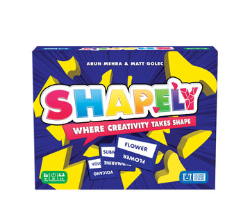 R&R Games Shapely Board Game, Shape-Making and Guessing Game, Ages 8+, 3-6 Players, 30-Minute Play Time