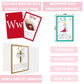 YIYDONG 26 Bible Alphabet Flash Cards for Toddlers, Christian FlashCards for Kindergarten, Preschool, Homeschool, Toddler Bible 2-4 Years