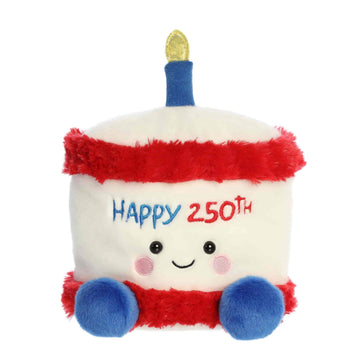Aurora® Adorable Palm Pals™ Party Sized Limited Edition America B'Day Cake™ Stuffed Animal - Fun Characters Now in Bigger Sizes - Perfect
