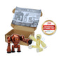 Zing StikBot & Mega Monster Stop-Motion Animation Pack - Exclusive Butter Yellow StikBot + Bronze Gigantus Figure, Creative Toy for Kids Age 4+