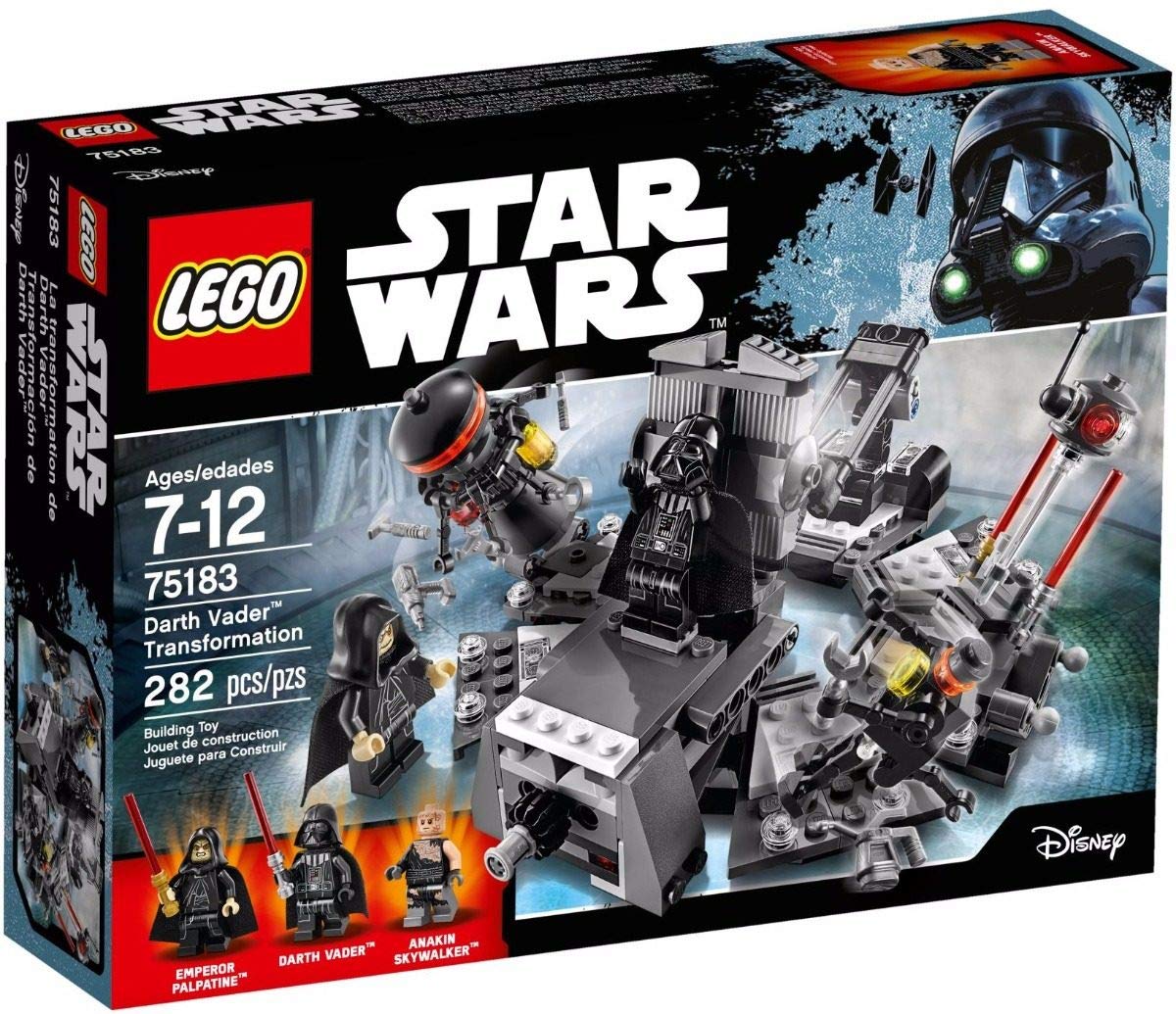 LEGO Star Wars Darth Vader Transformation 75183 Building Kit, for 84 months to 144 months
