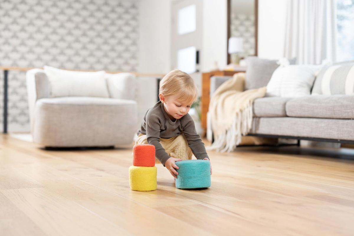 Lovevery, Nesting Felt Baskets (3), Perfect for Your Toddler Starting at 13 Months+
