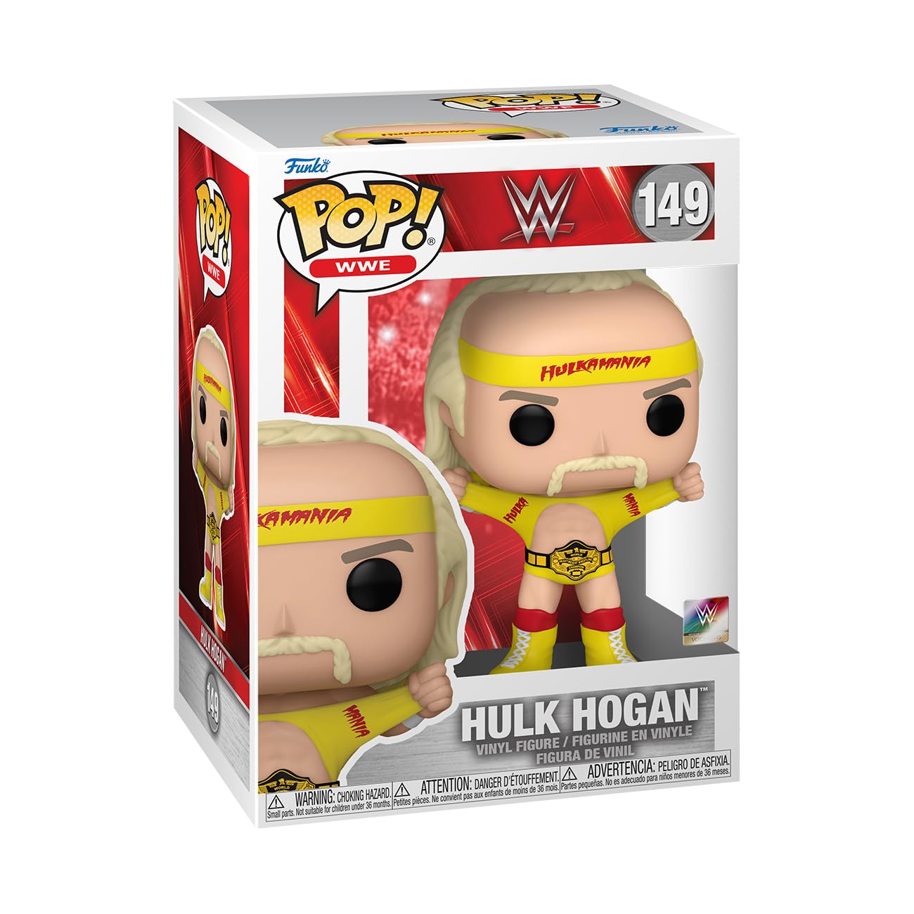 Funko POP! WWE: Hulk Hoganamania with Belt - Collectable Vinyl Figure - Gift Idea - Official Merchandise - for Kids & Adults - Sports Fans - Model