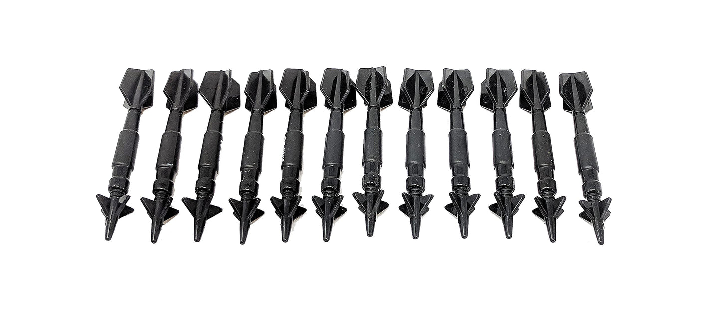 Military Navy Air Force Toy AIM-9 Sidewinder Missiles, 12 Pieces