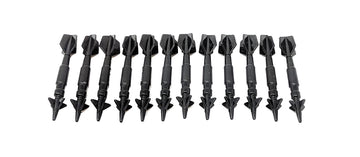 Military Navy Air Force Toy AIM-9 Sidewinder Missiles, 12 Pieces