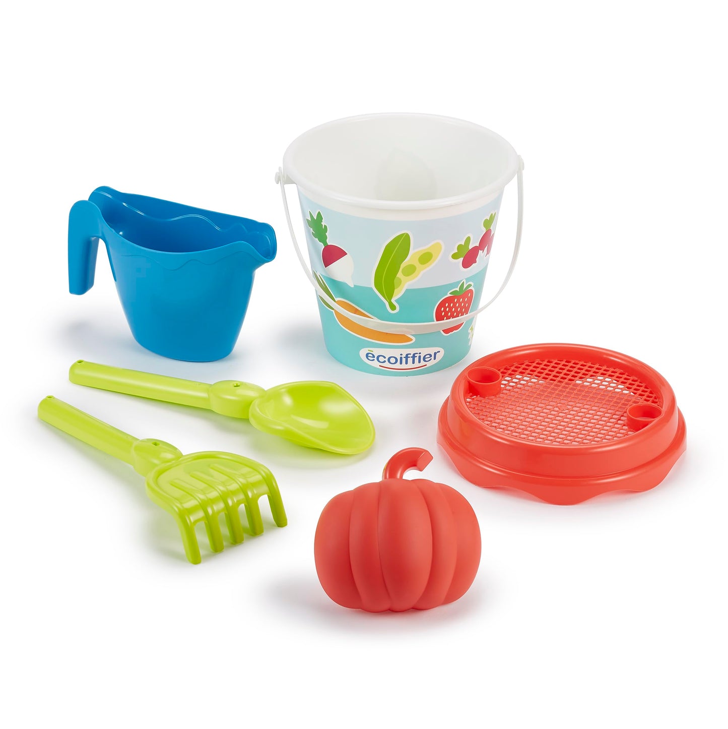 Jouets Ecoiffier 4282 Filled Bucket 17 cm Beach Game for Children from 18 Months
