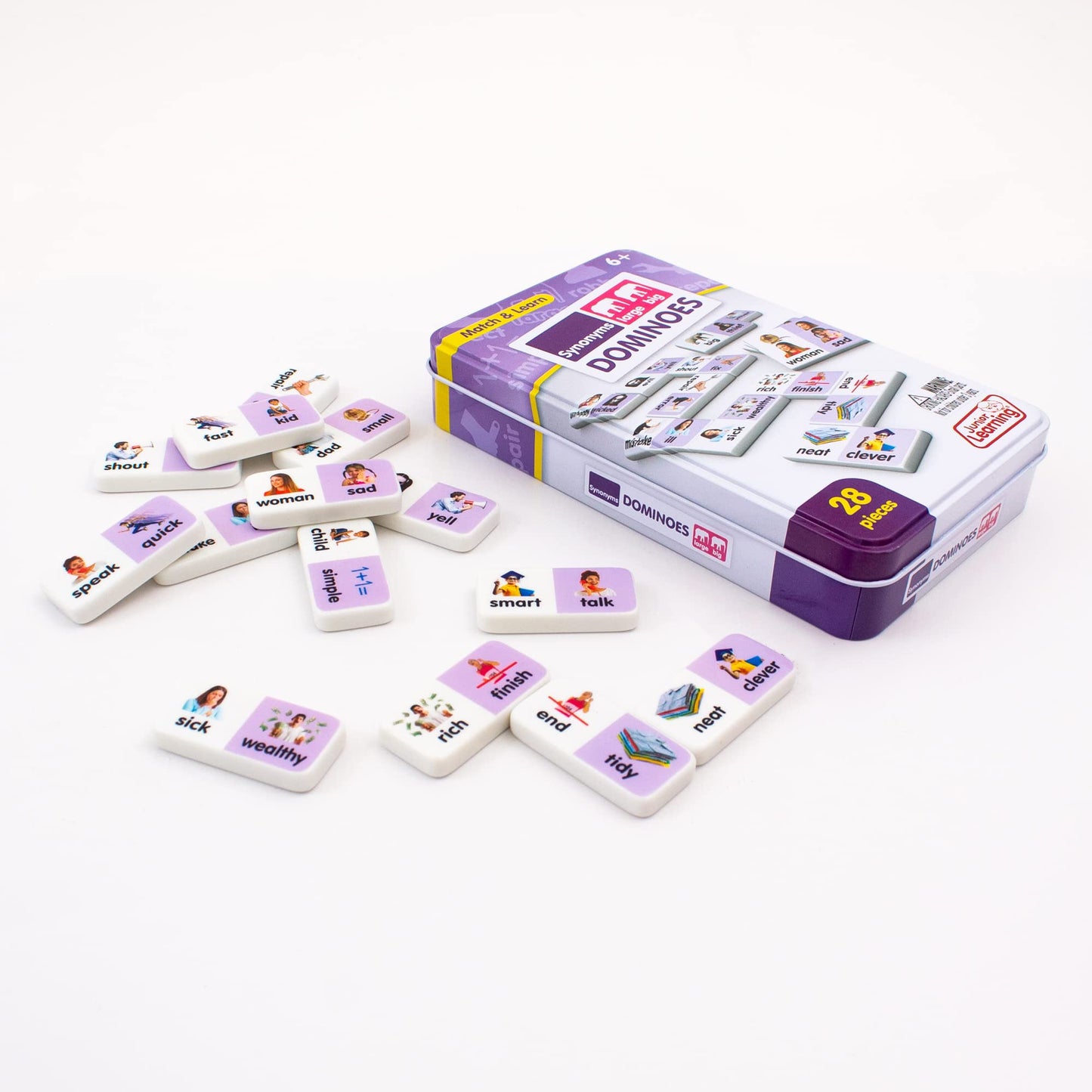 Junior Learning Synonyms Dominoes Langauge Arts