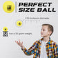 Winnwell Yellow 50 Gram Soft Density Street Hockey Balls - 3 Pack with Mesh Bag