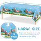 3 Pack Ocean Girl Party Disposable Plastic Rectangular Tablecloths