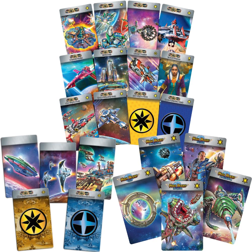 WISE WIZARD GAMES, Star Realms Divider Bundle: Rise of Empire Dividers, Infinite Replay Kit Dividers, and High Alert Dividers