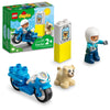 LEGO DUPLO Town Rescue Police Motorcycle 10967 Toy for Toddlers, Boys & Girls 2 Plus Years Old, with Police Officer and Dog Figure, Early Development