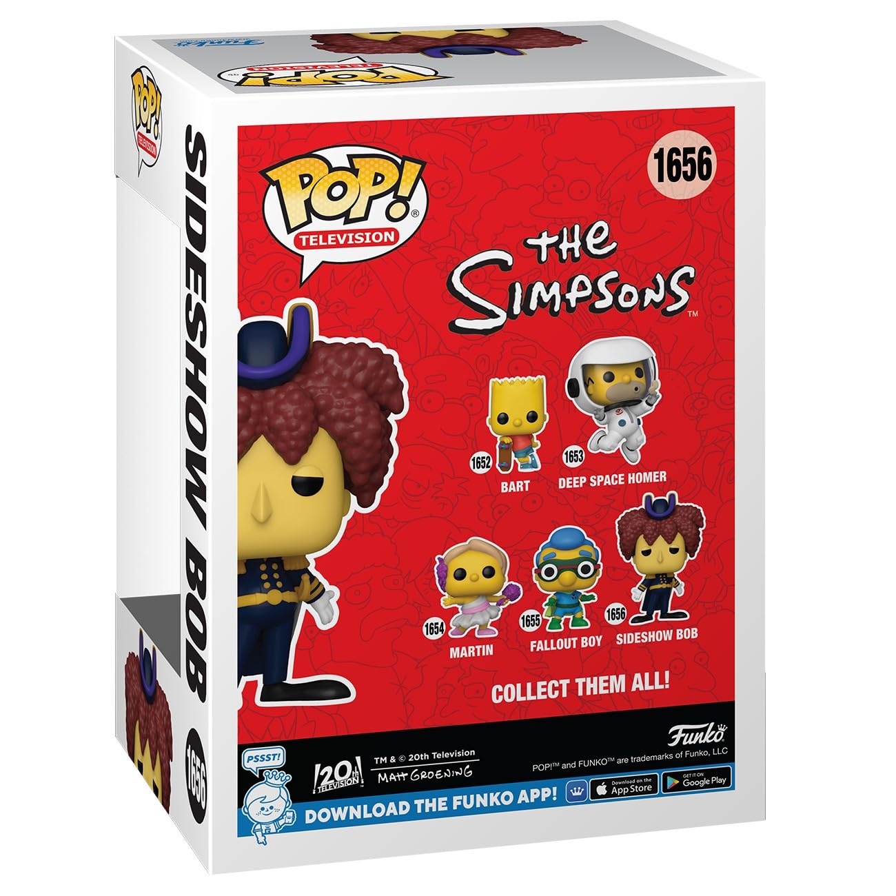 Funko POP TV: Simpsons - Sideshow Bob - The Simpsons - Collectable Vinyl Figure - Gift Idea - Official Merchandise - for Kids & Adults - TV Fans