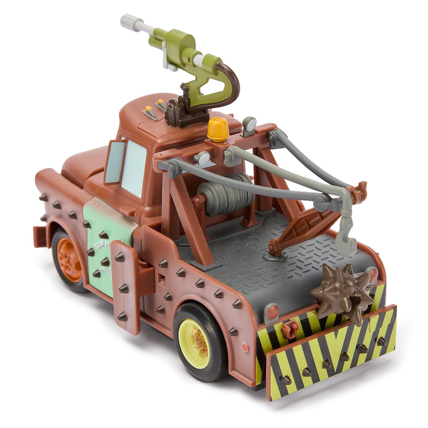 Disney Store Official Tow Mater Remote Control Car - Tow Mater Toy RC Car with Crash & Rebuild Features - 2.4GHz Radio Control - Futuristic