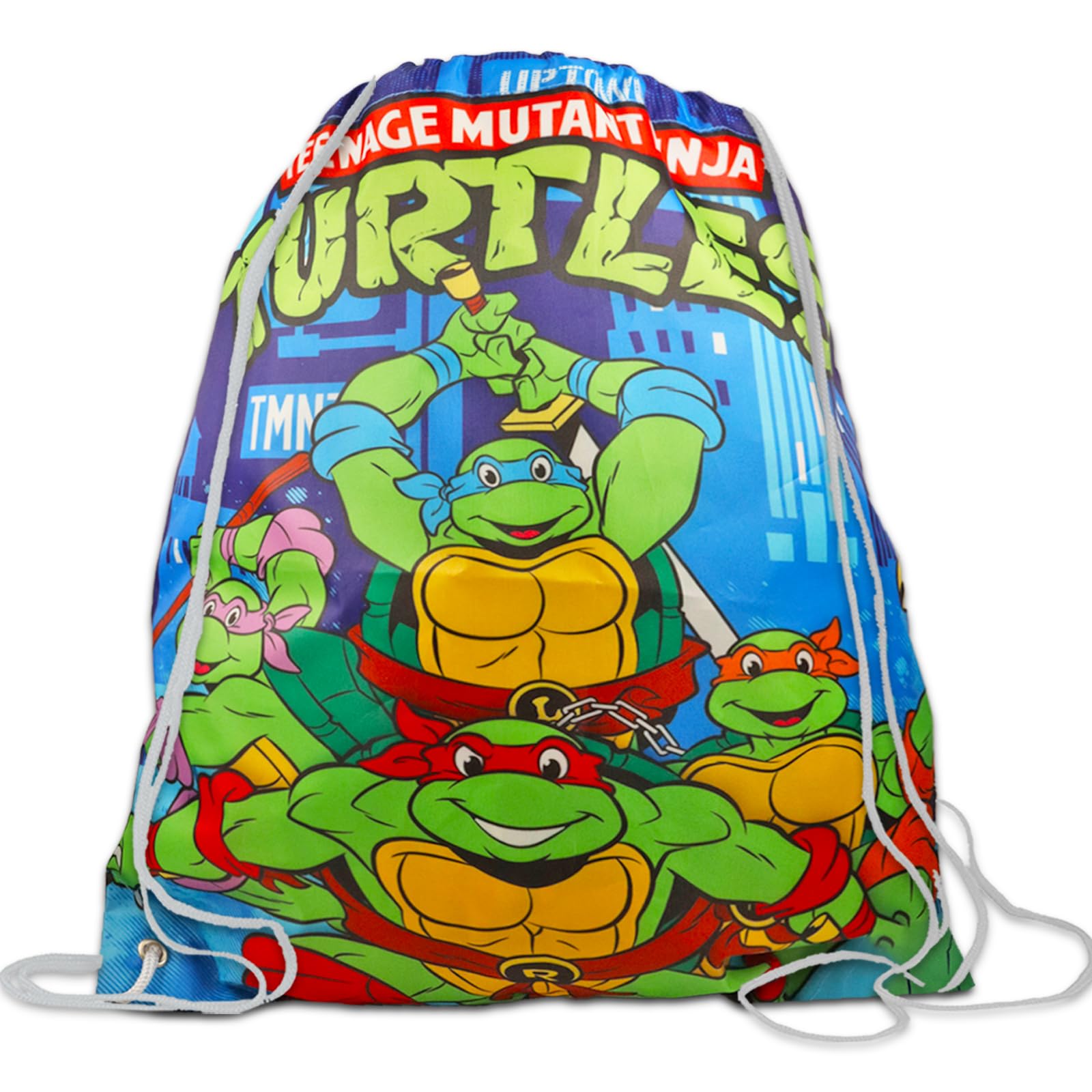 Teenage Mutant Ninja Travel Activity Kit for Kids w Drawstring Bag Bundle