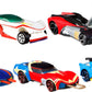 Hot Wheels Toy Cars 5-Pack, Set of 5 DC Character Cars in 1:64 Scale: Superman, Batman, Wonder Woman, The Joker GT & Harley Quinn