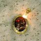 iLAND Dollhouse Accessories of Dollhouse Lights Floral Wall Light w/Plug, Elegant Miniature Lamp Wall Sconce of Mini House Lighting Fits 1/12 Scale