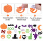 Max Fun 700Pcs Halloween Foam Stickers Glitter Foam Sticker DIY Craft Stickers for Kids Halloween Decorations Party Supplies