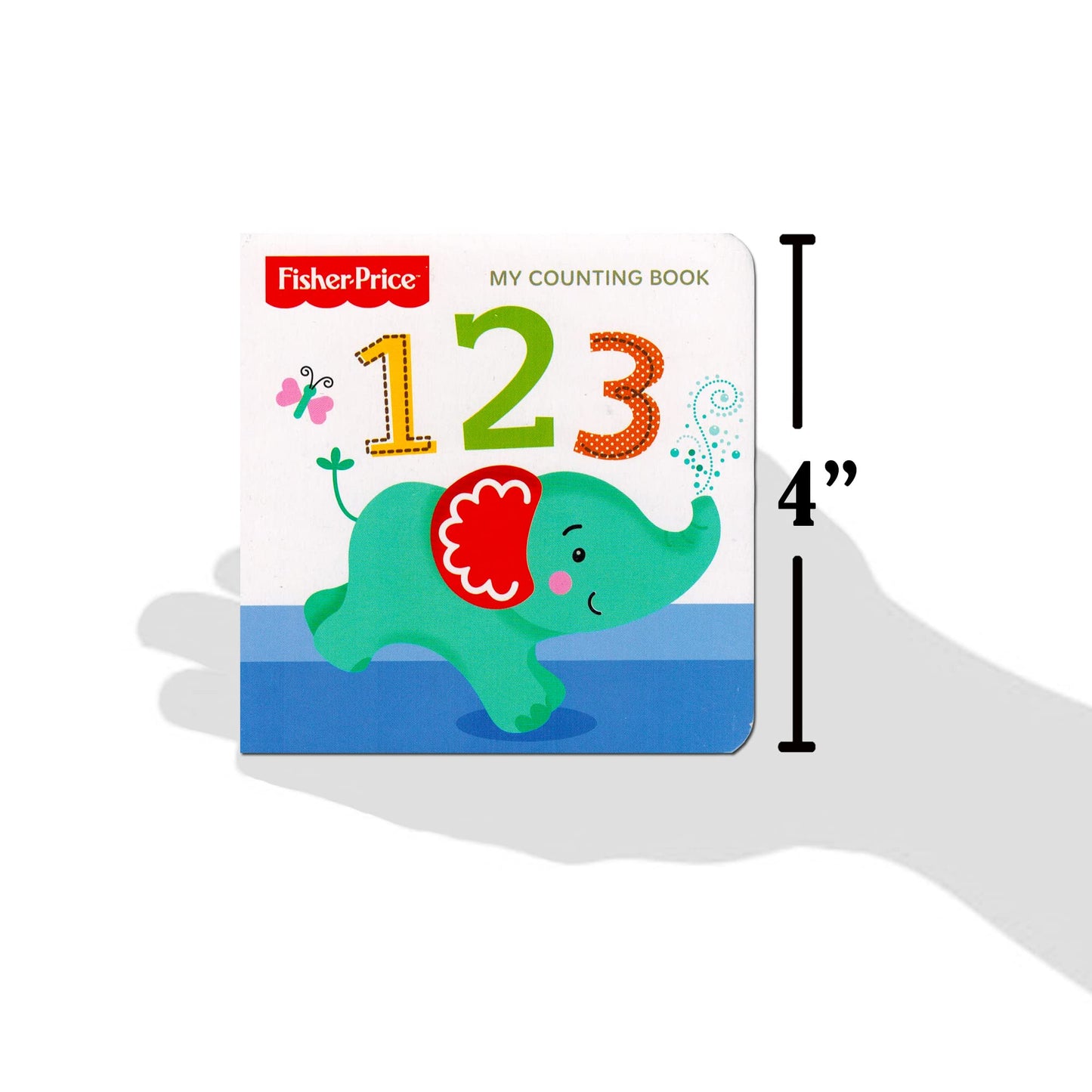 Fisher-Price My First Books Set of 4 Board Books: ABC, Colors, Numbers, Opposites for Toddlers