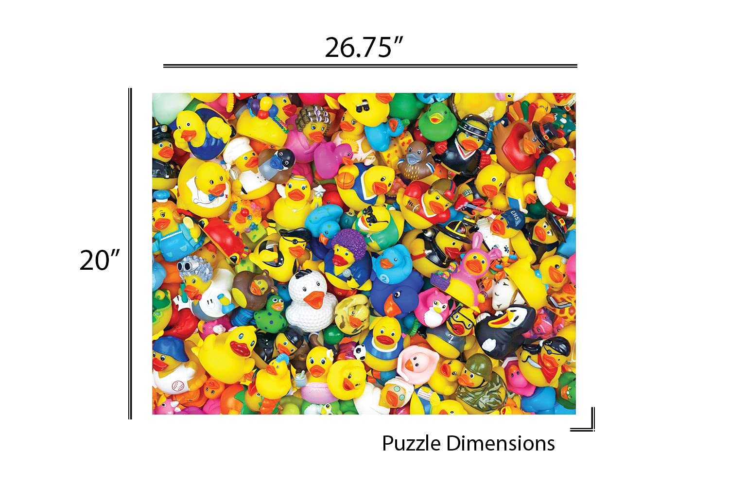 Springbok Funny Duckies 400 Piece Jigsaw Puzzle for Adults and Family