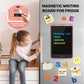 TECJOE 2 Pack LCD Writing Tablet with Fridge Magnets, Doodle Board for Kids Drawing Kitchen Memo, Christmas Stocking Stuffers Birthday Gifts Toys