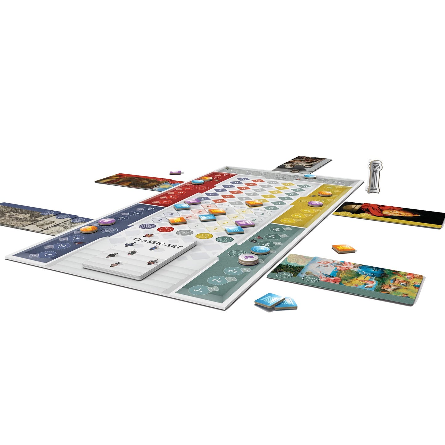 CMON Classic Art Board Game | Art Collection Strategy Game | A Competitive Game of Prediction | Great for Game Night with Adults | Ages 14+ | 2-5